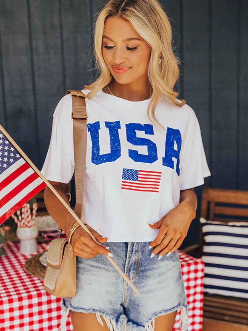 Impressions USA Pride Graphic Tee